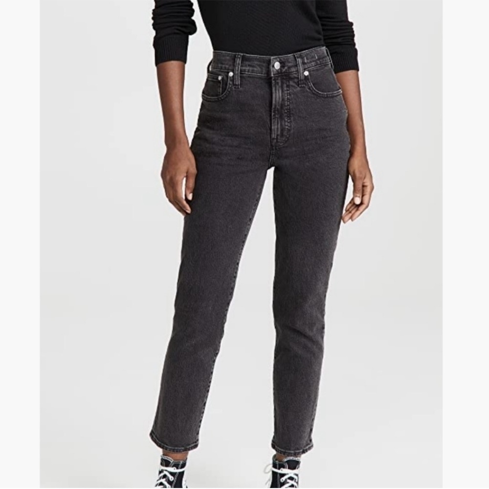 Madewell Charcoal Stovepipe Jeans